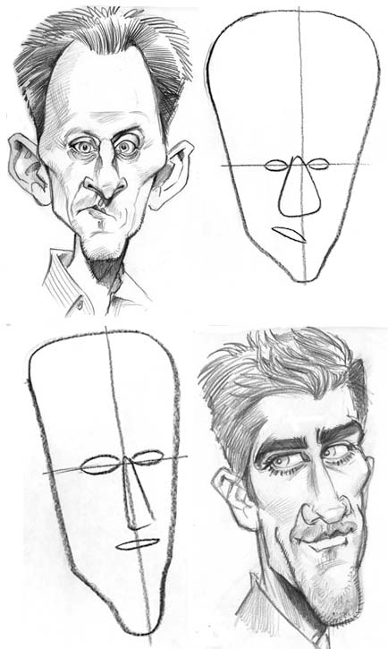 How-To-Draw-Caricatures-Step-By-Step-Drawing-tutorials