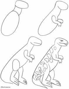 cartooning-how-to-draw-a-dinosaur