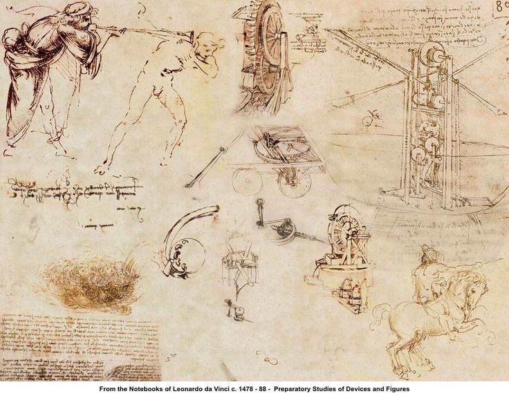 prints-Leonardo Da Vinci Drawings
