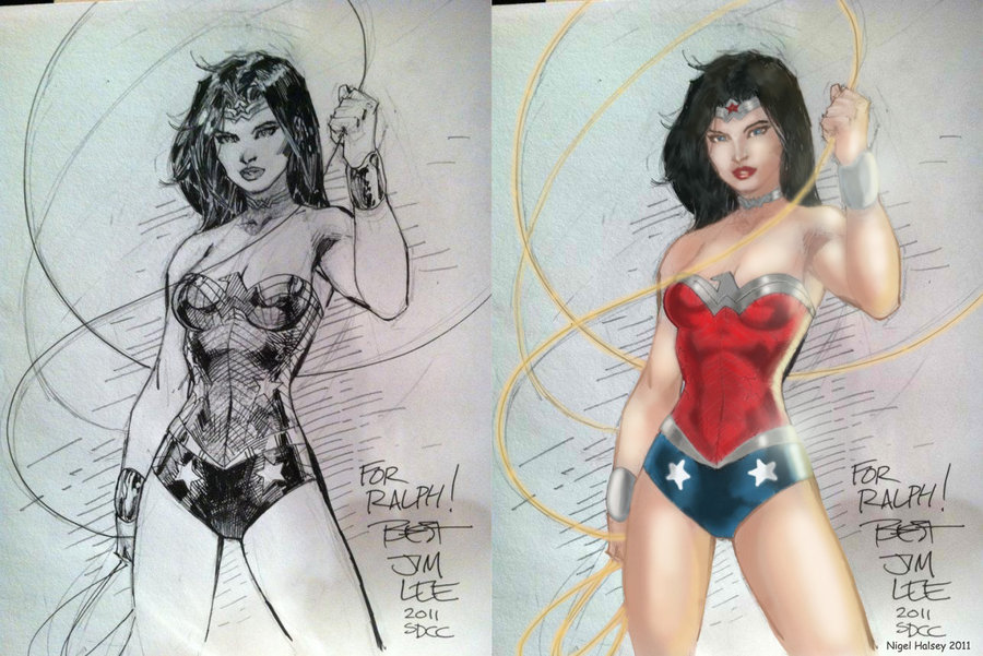 Wonder-Woman-Draw-womder-woman-by-Jim-Lee-Comicbook-art-1