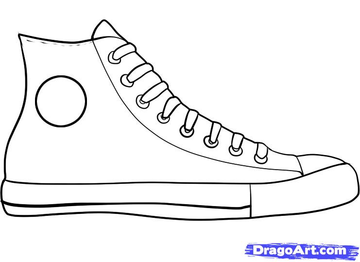 Cartoon shoes easy to draw sale