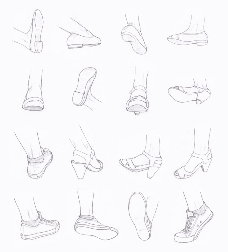 Secrets to How To Draw Manga Feet Easily Step by step - Online Drawing ...